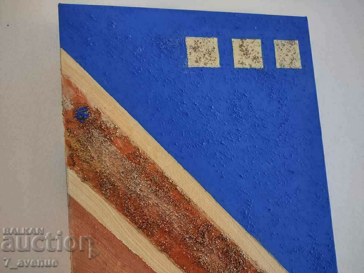 Delivery of Author's painting - acrylic on canvas, "Rational" 50/30 cm Delivery of Author's painting - acrylic on canvas, "Rational" 50/30 cm