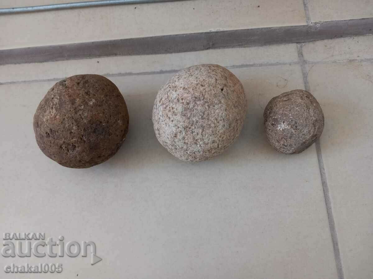 Stone balls cannonballs