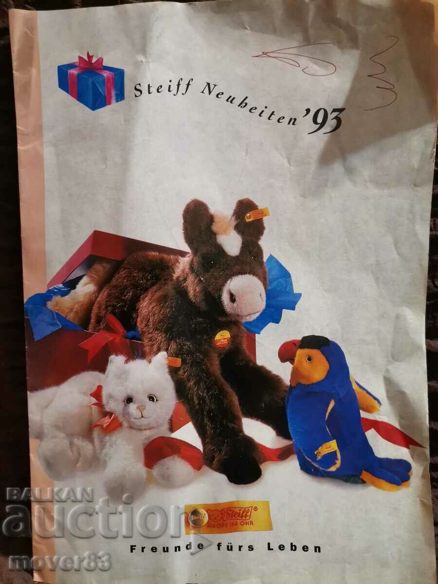 Plush toys. Catalogue. Germany 1993