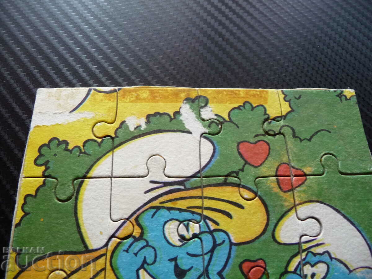 Old puzzle 16 pieces The Smurfs Smurfette village Disney girl with price 4.00 BGN | € 2.05 Old puzzle 16 pieces The Smurfs Smurfette village Disney girl with price 4.00 BGN | € 2.05