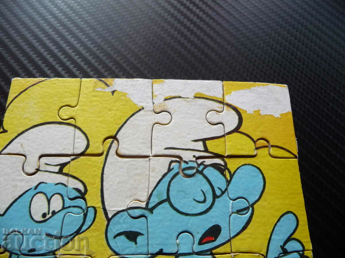 Παλιό παζλ 16 τεμαχίων The Smurfs Multiwizard village boy Disney με τιμή 4.00 BGN | € 2.05