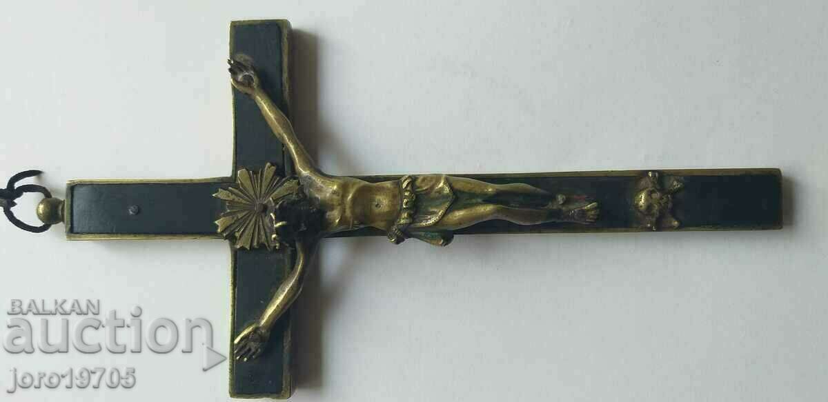 Large antique cross / crucifix / 1880. - 5 Large antique cross / crucifix / 1880. - 5