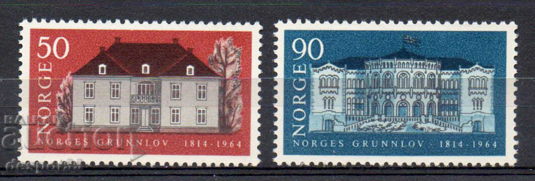 1964. Norvegia. 150 de ani de constituție a Norvegiei.