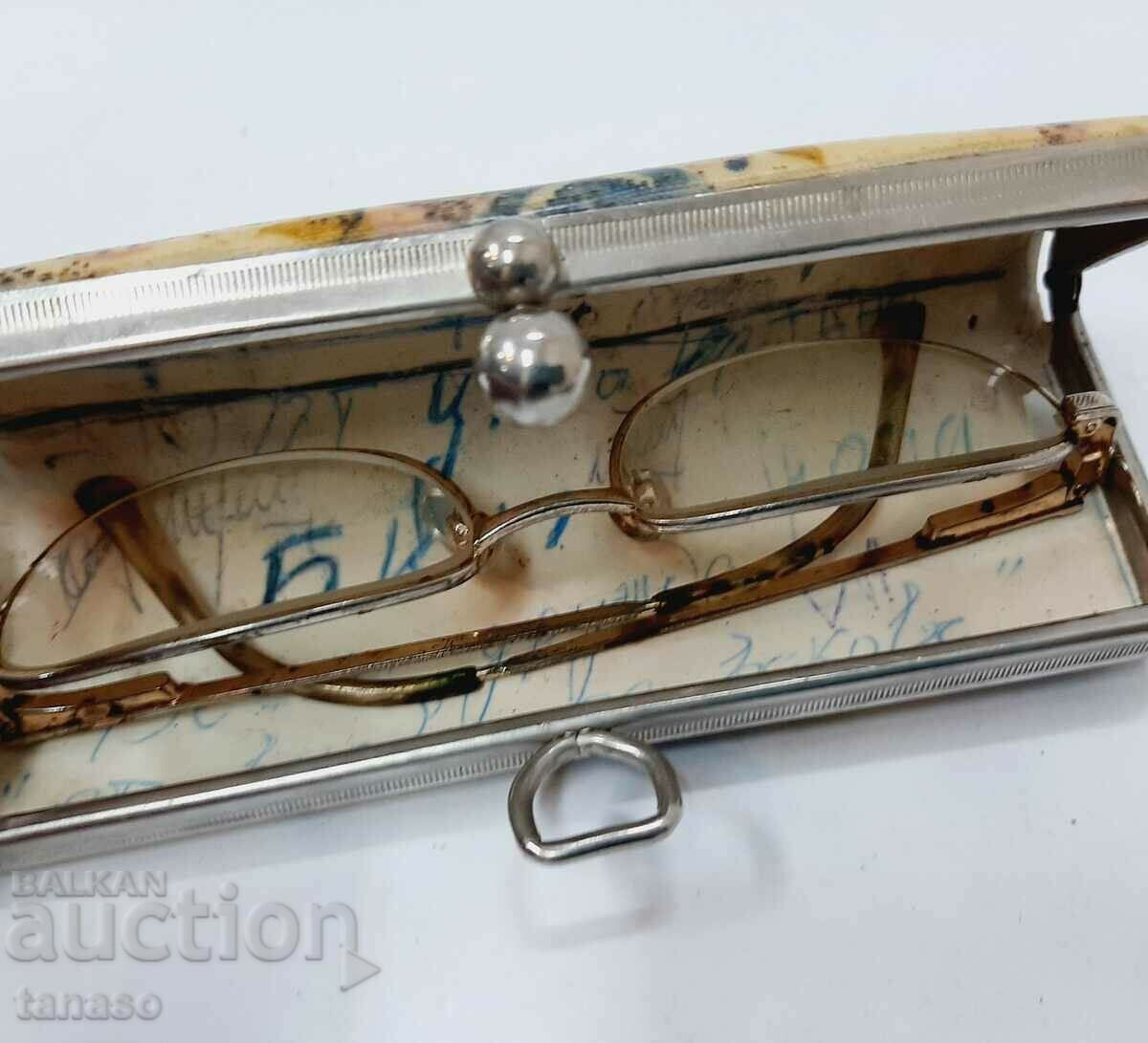 Old glasses with diopter and case(15.3) - 6 Old glasses with diopter and case(15.3) - 6