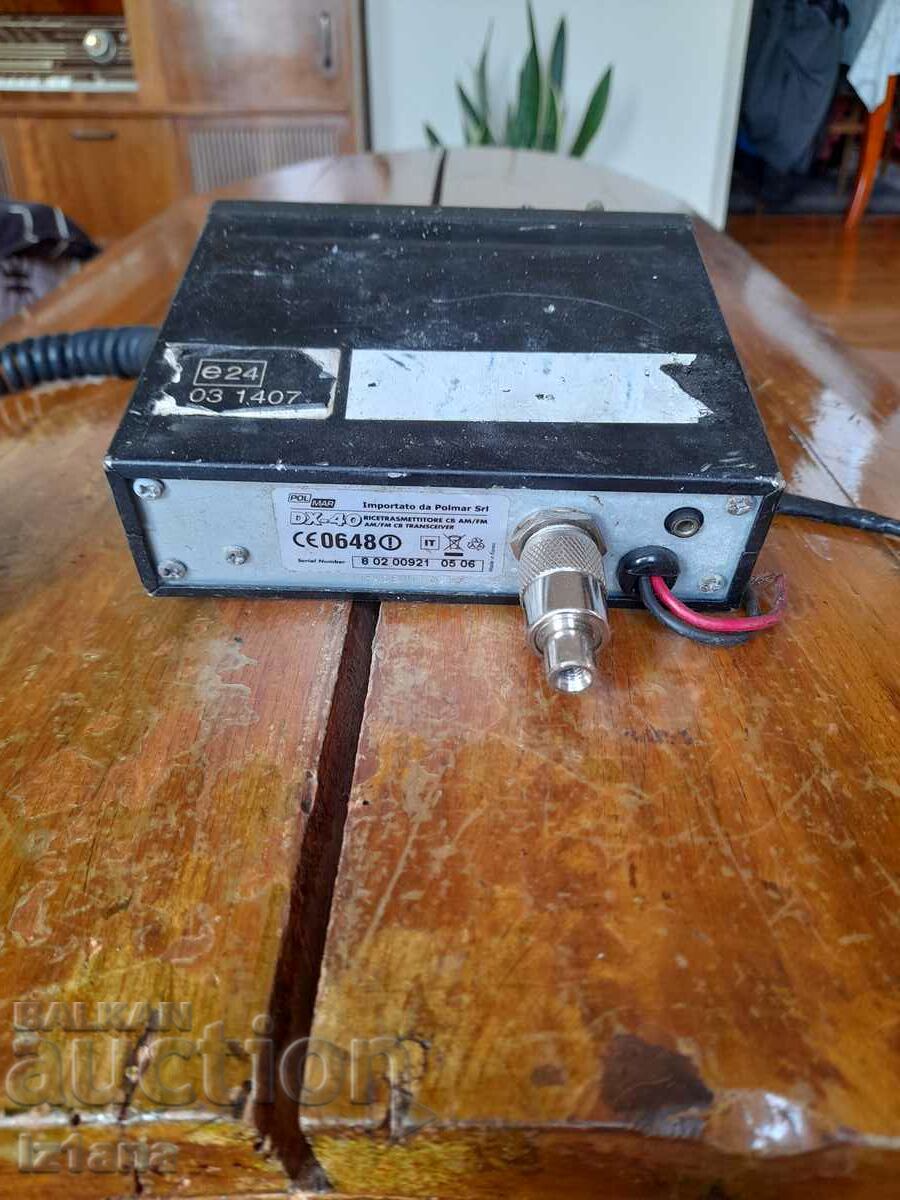 Auction Old Polmar DX-40 CB Radio Auction Old Polmar DX-40 CB Radio