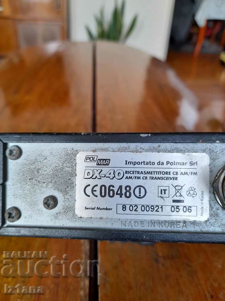 Delivery of Old Polmar DX-40 CB Radio Delivery of Old Polmar DX-40 CB Radio