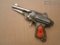метална ламаринена играчка пистолет 70те
