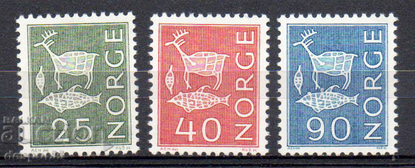 1963-67. Norvegia. Gravuri rupestre.