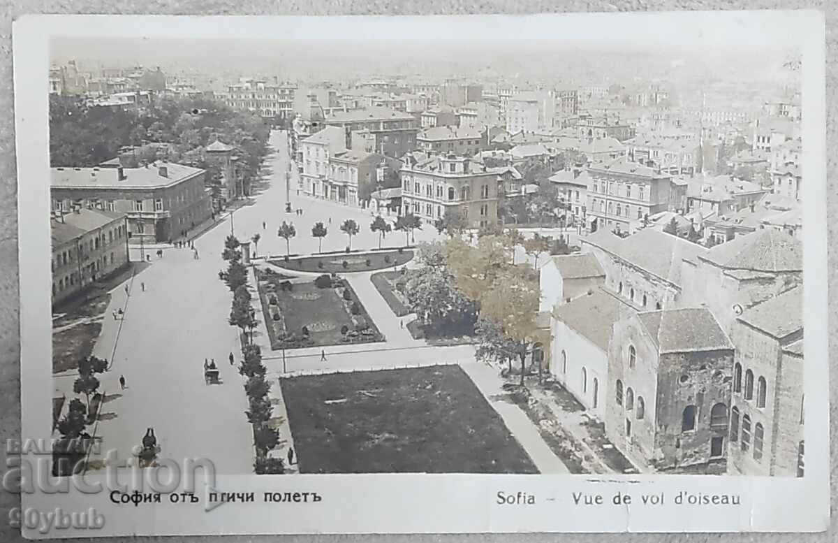 Царство България 1929 София от високо