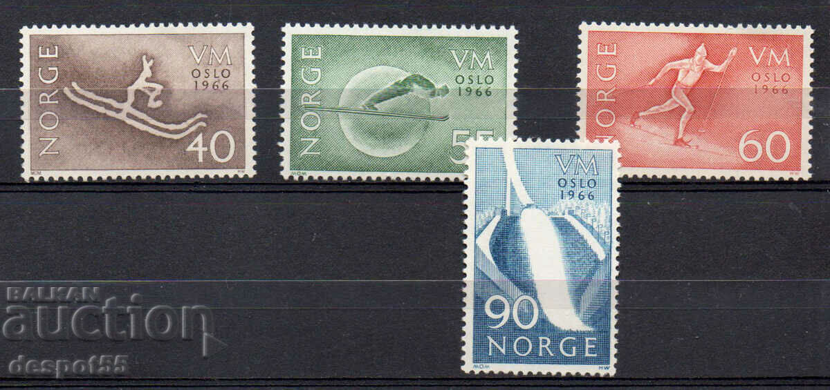 1965. Норвегия. Световно първенство по ски.