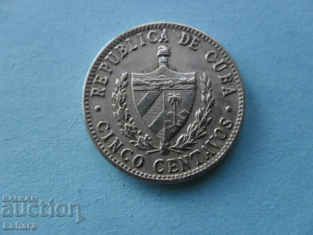 5 centavos 1961 Cuba with price 1.00 BGN | € 0.51 5 centavos 1961 Cuba with price 1.00 BGN | € 0.51