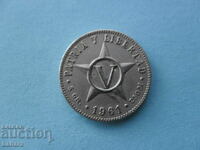 5 centavos 1961 Cuba
