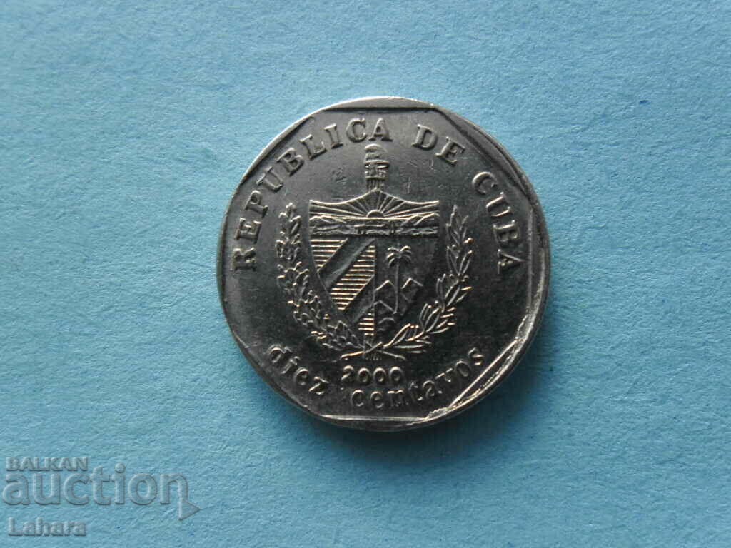 10 centavos 2000 Κούβα με τιμή 1.20 BGN | € 0.61 10 centavos 2000 Κούβα με τιμή 1.20 BGN | € 0.61