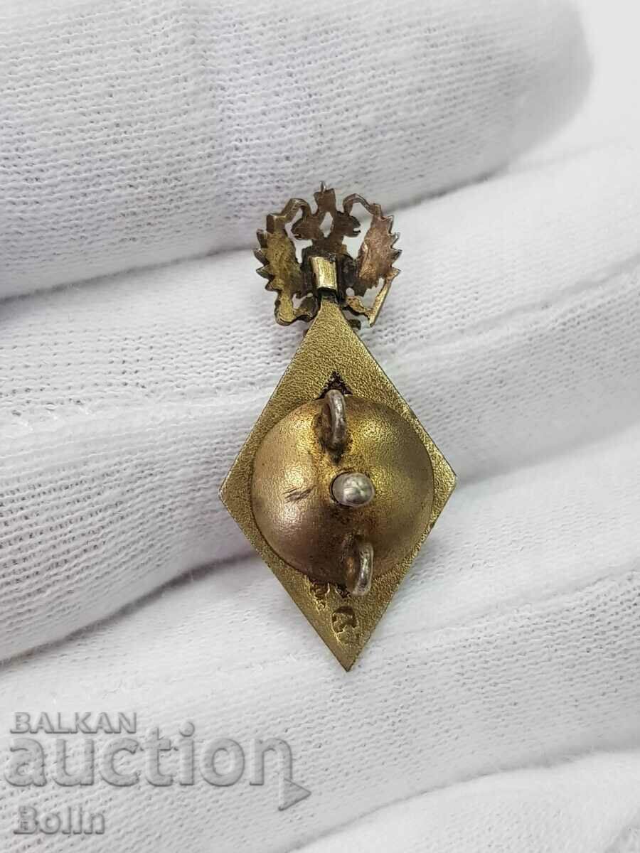 Silver Russian Imperial Mark 84 sample - AF - Nicholas II with price 390.00 BGN | € 199.40