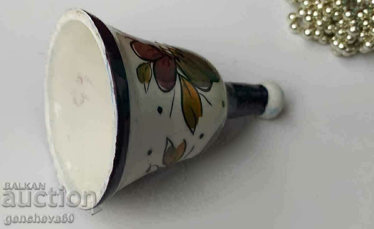 Livrarea Clopot vechi din ceramică pictat, clopot