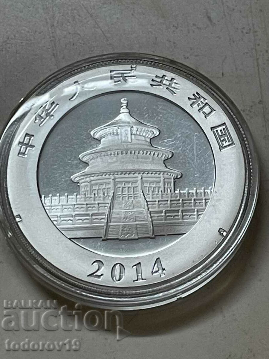Auction 1 oz. Silver Chinese Panda 2014 Auction 1 oz. Silver Chinese Panda 2014