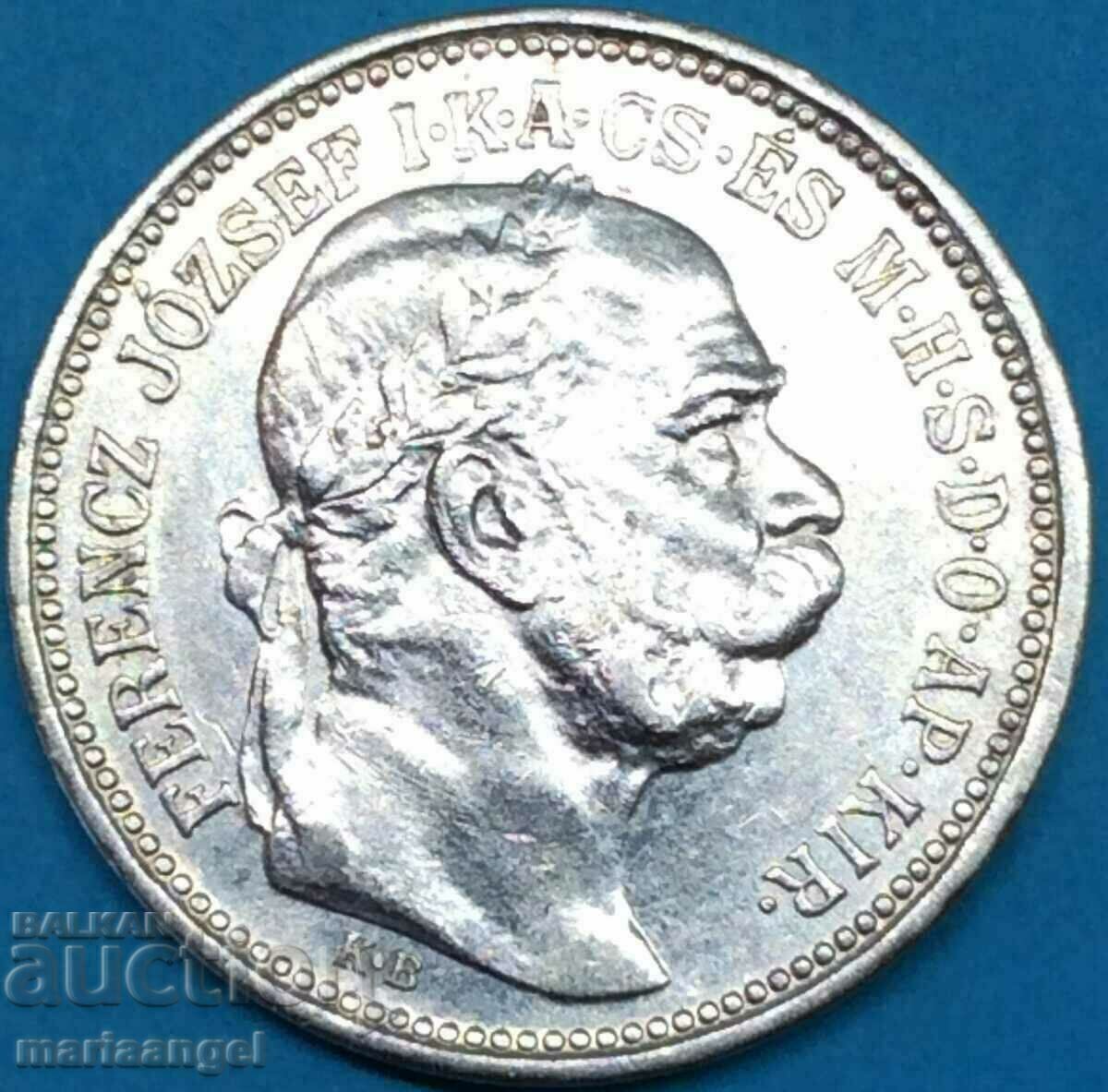 1 coroană 1914 Ungaria Franz Joseph argint