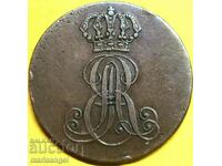 2 Pfennig 1839 Germany Hanover - rare year