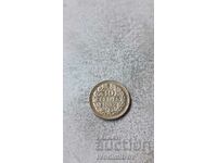 Холандия 10 цента 1937 Сребро