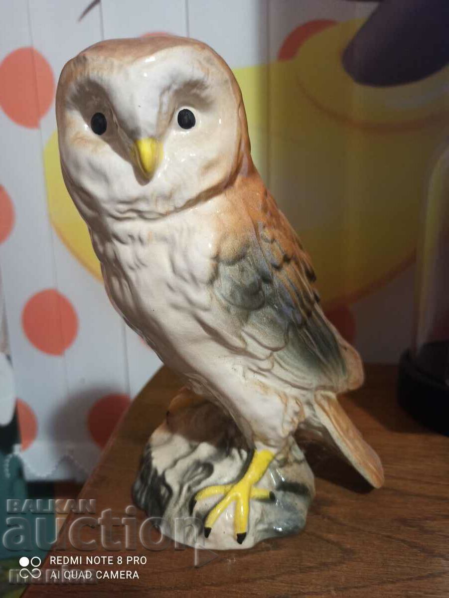 A beautiful porcelain owl