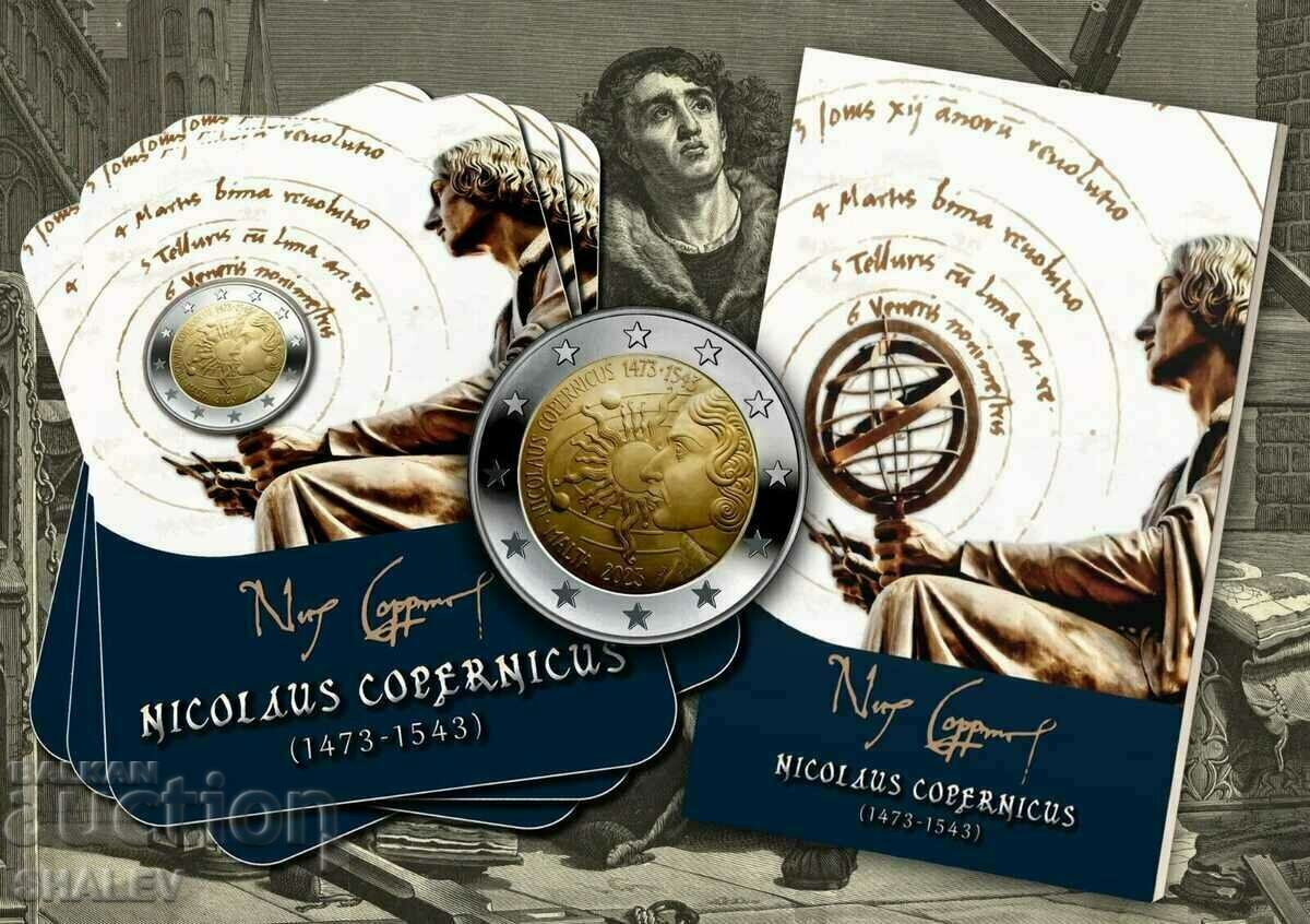 2 Euro 2023 Malta "Copernic" /Малта/ (2) - Unc (2 евро)