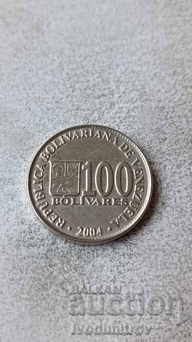 Венецуела 100 боливара 2004