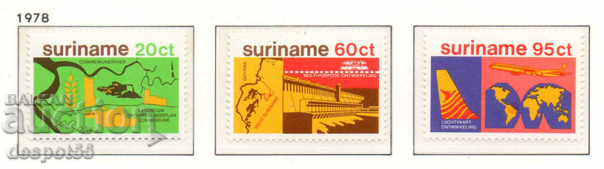 1978. Surinam. Dezvoltarea Surinamului.
