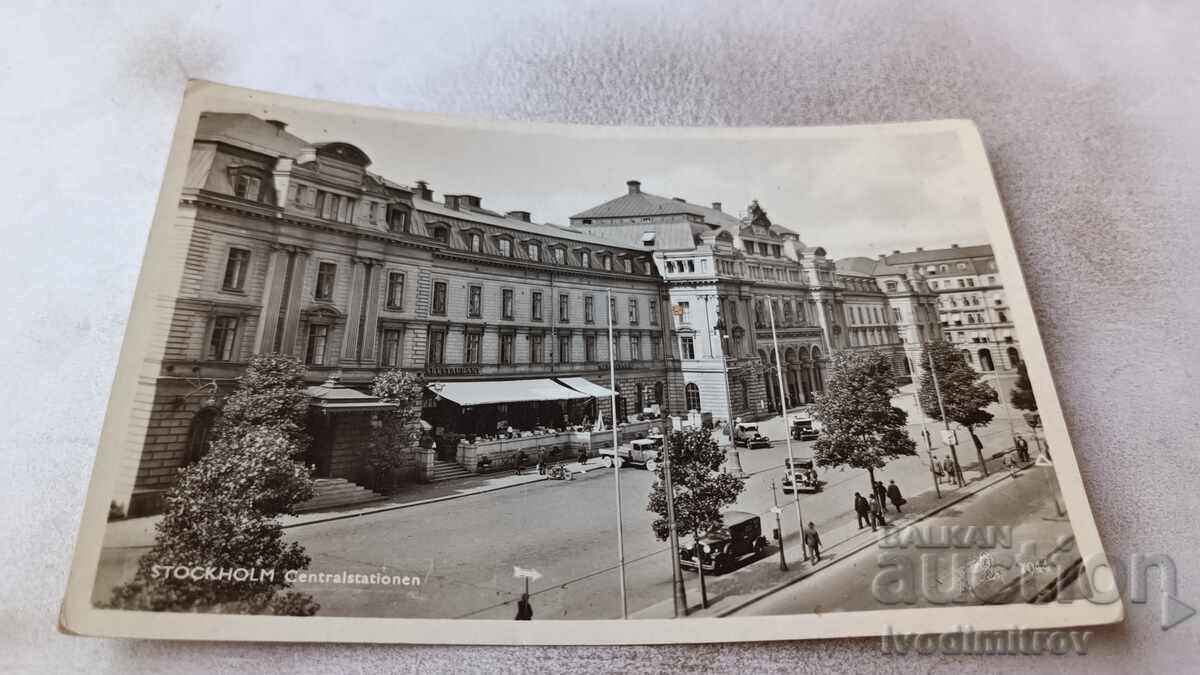 Carte poștală Stockholm Centralstationen