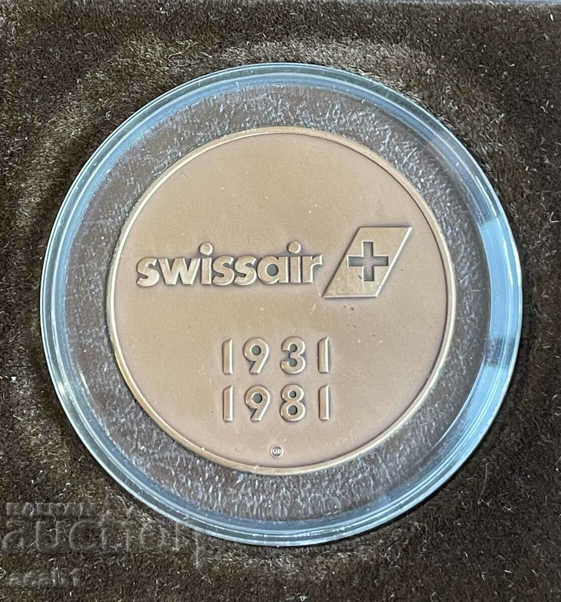 Delivery of SWISS AIRLINES 1931-1981 50 years Delivery of SWISS AIRLINES 1931-1981 50 years