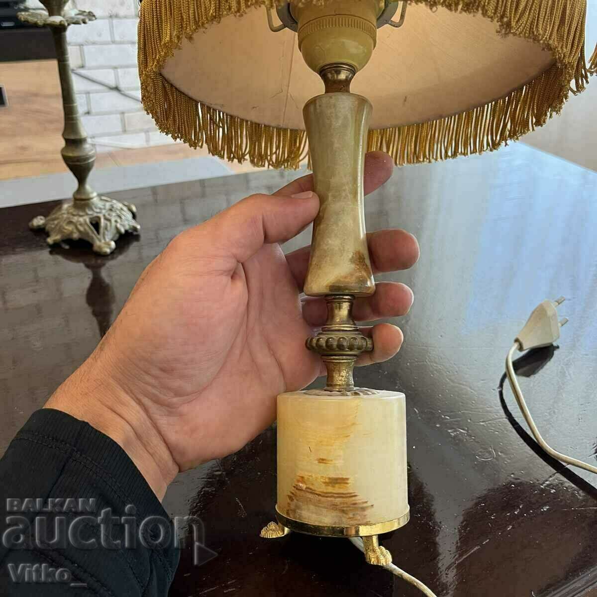Delivery of Vintage marble bedside lamps 2 pcs. Delivery of Vintage marble bedside lamps 2 pcs.
