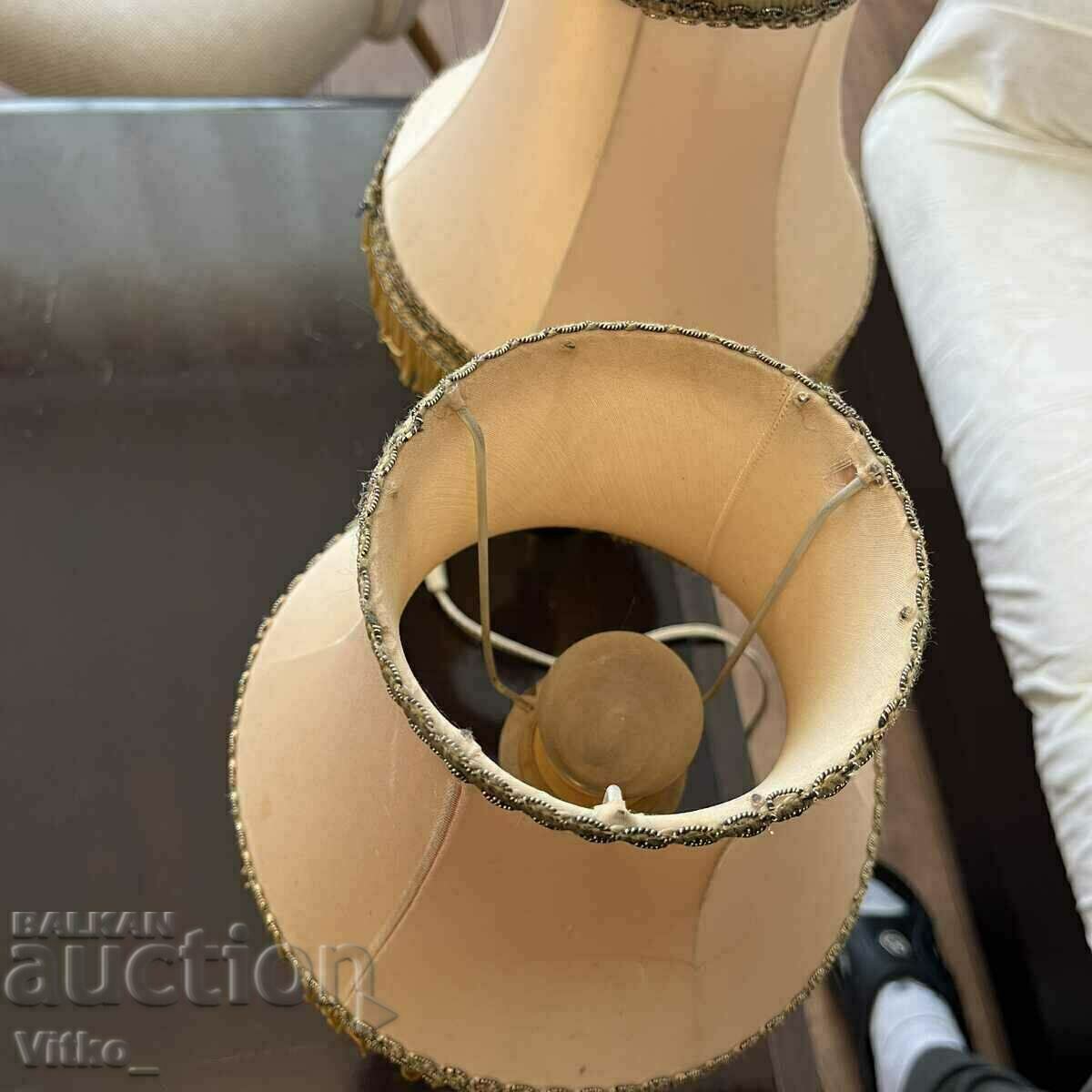 Vintage marble bedside lamps 2 pcs. - 5 Vintage marble bedside lamps 2 pcs. - 5