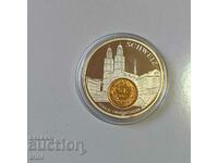ШВЕЙЦАРИЯ , Цюрих - Плакет Европейска валута