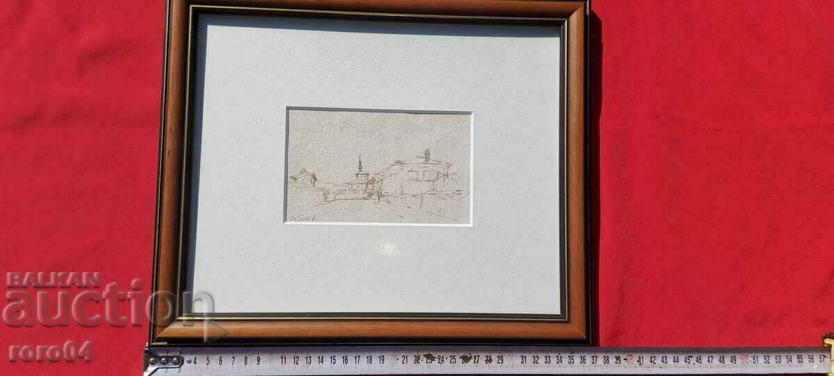 Auction SLAVI GENEV ( 1893 - 1977 ) LANDSCAPE Auction SLAVI GENEV ( 1893 - 1977 ) LANDSCAPE