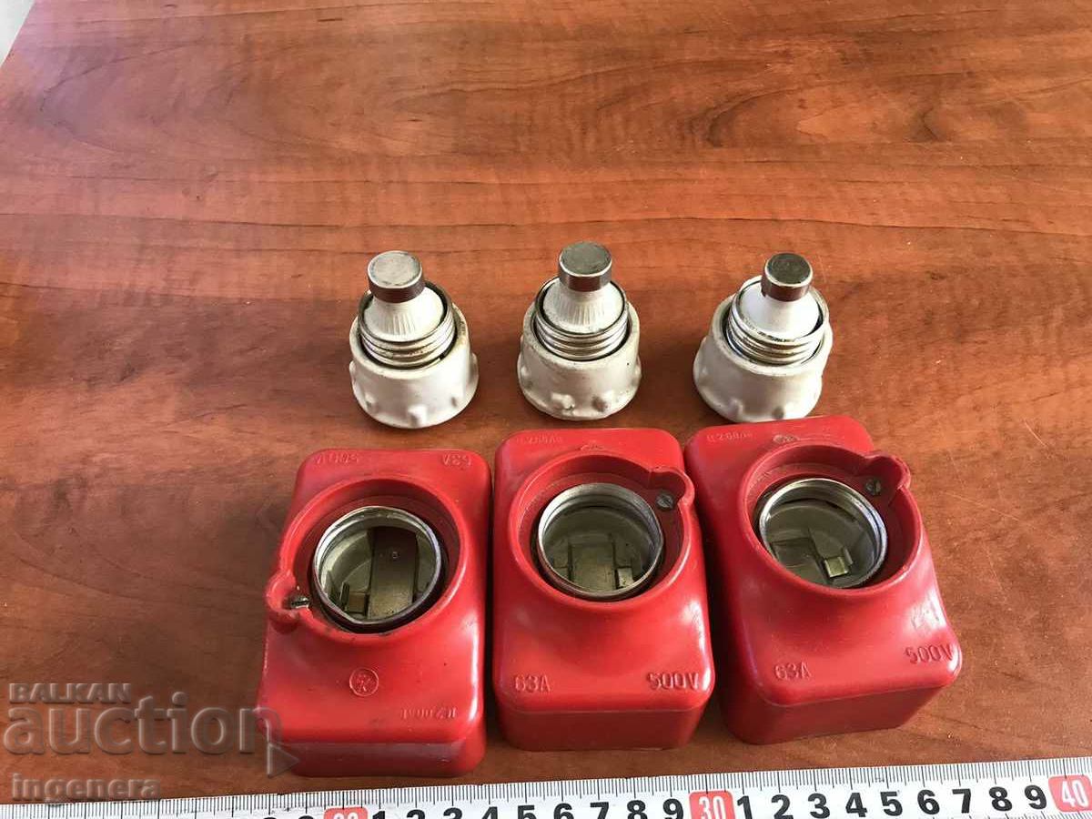 BASE SOCKET FOR SCREW FUSE 63A CARTRIDGE CAP-3 NO. with price 38.00 BGN | € 19.43 BASE SOCKET FOR SCREW FUSE 63A CARTRIDGE CAP-3 NO. with price 38.00 BGN | € 19.43