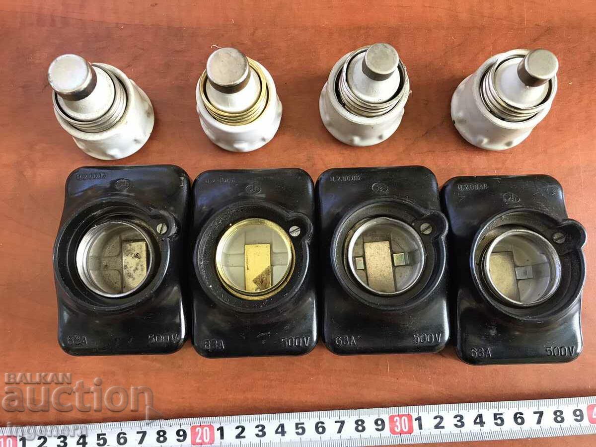 Auction BASE SOCKET FOR SCREW FUSE 63A CARTRIDGE CAP-4 NO. Auction BASE SOCKET FOR SCREW FUSE 63A CARTRIDGE CAP-4 NO.