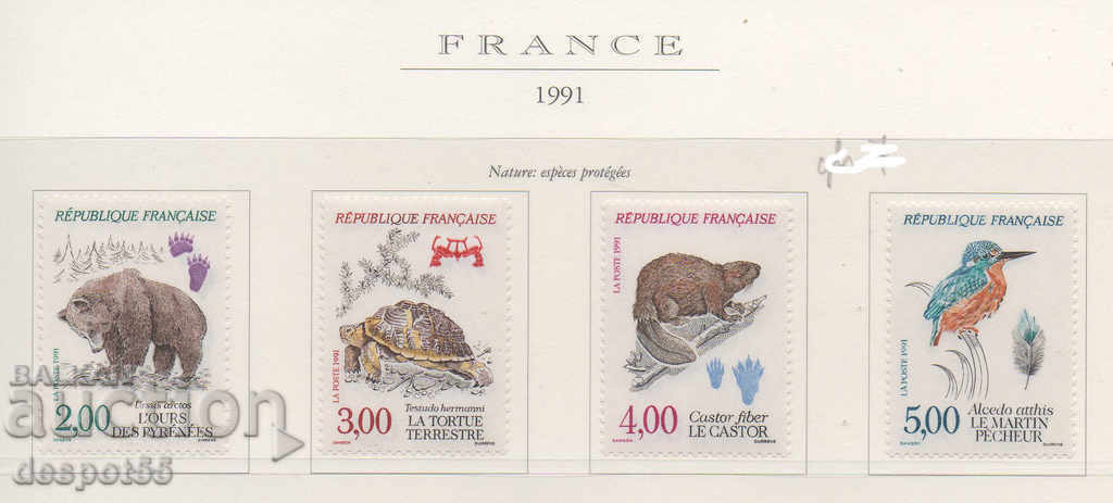 1991. Γαλλία. Των ζώων.
