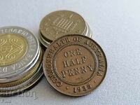 Monedă - Australia - 1/2 (jumătate) penny | 1935