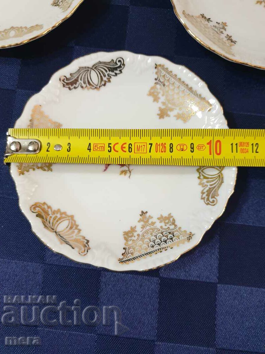 Auction Porcelain saucers-Bavaria Auction Porcelain saucers-Bavaria