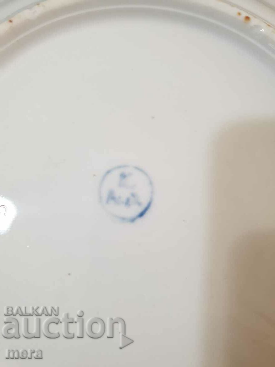 Bulgarian porcelain plates of an old manufacturer - 5 Bulgarian porcelain plates of an old manufacturer - 5
