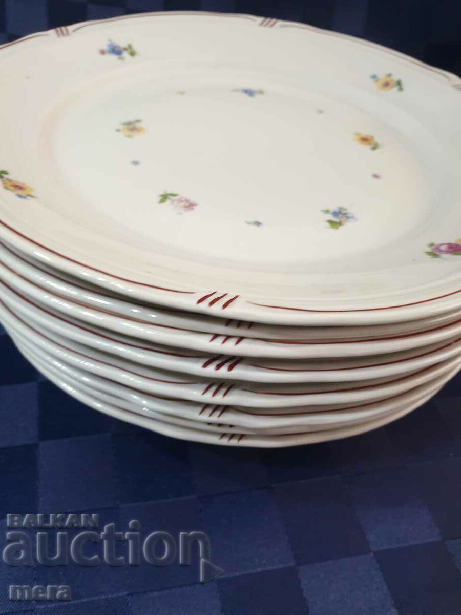 Bulgarian porcelain plates of an old manufacturer - 7 Bulgarian porcelain plates of an old manufacturer - 7