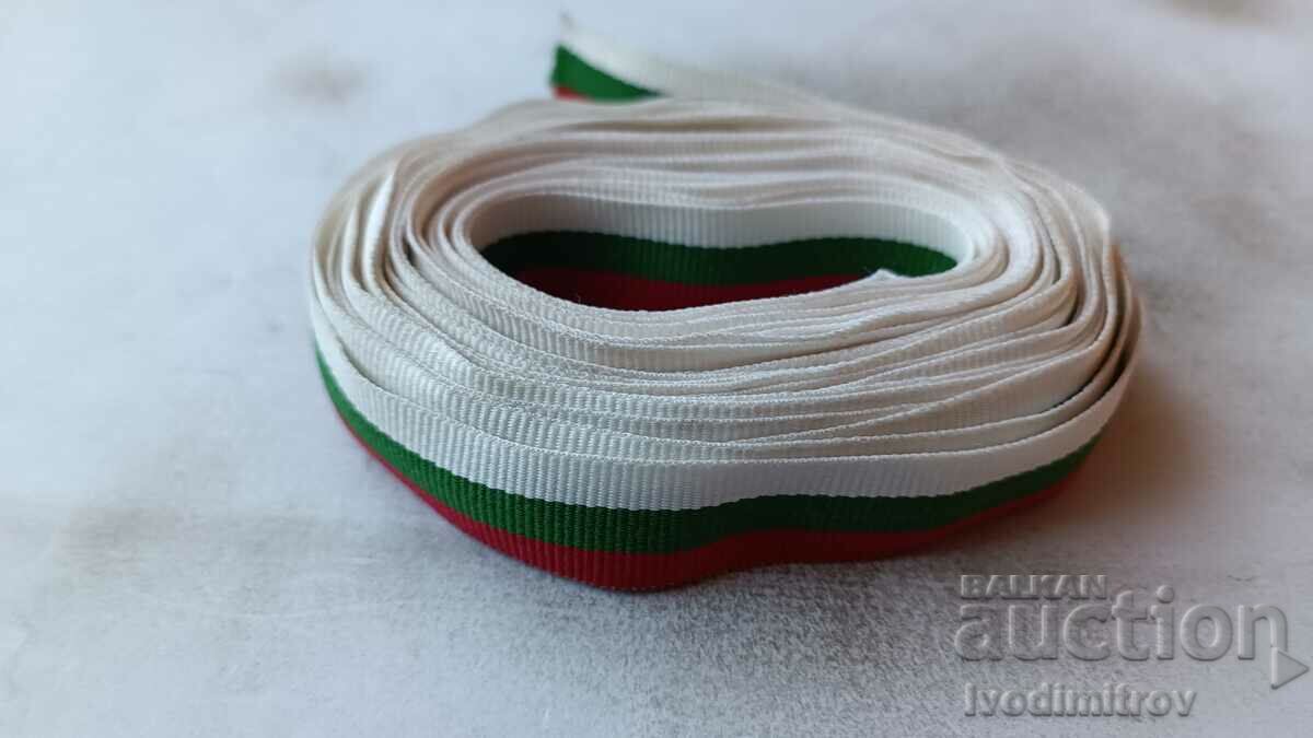 Bulgarian tricolor tape 20 mm wide 7 meters