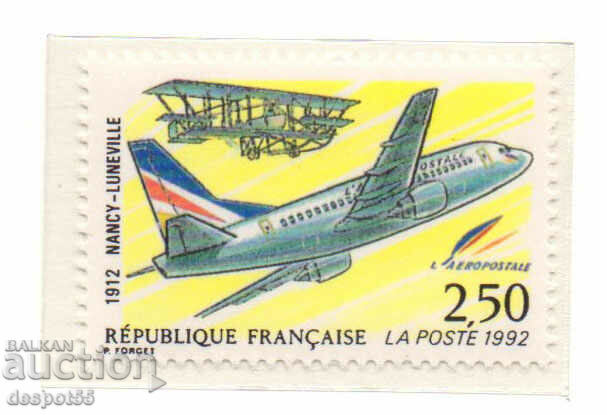 1992. Γαλλία. Γραφείο αεροπορικού ταχυδρομείου Lunéville.