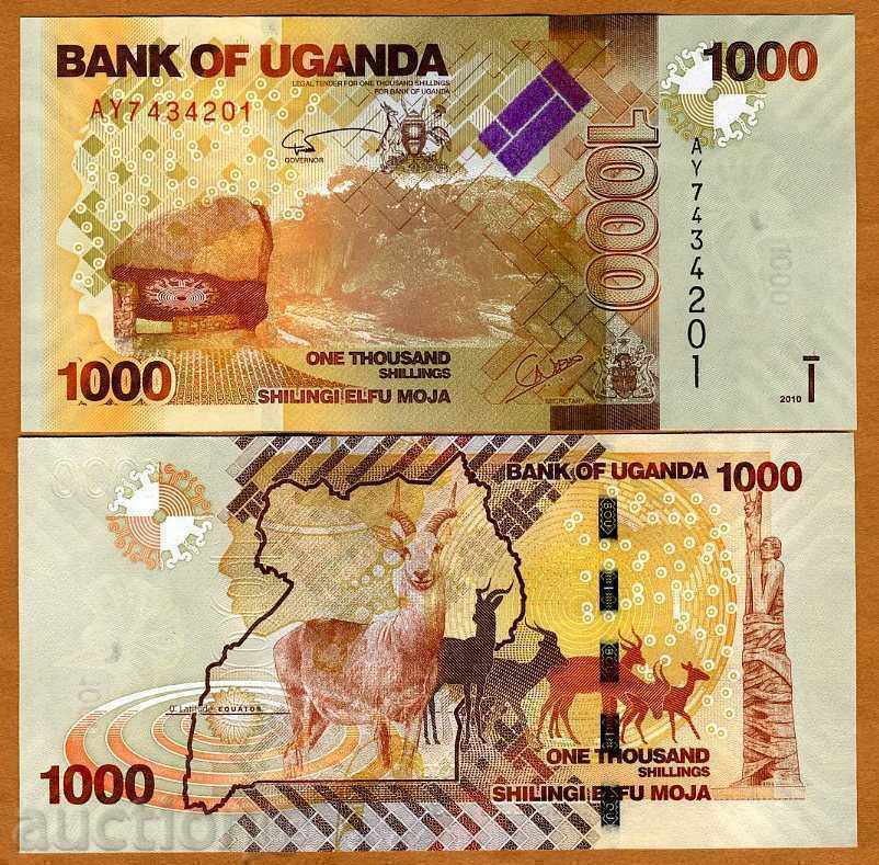 ZORBA AUCTIONS UGANDA 1000 SHILLINGS 2010 UNC