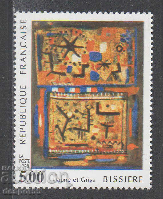 1990. Γαλλία. Πίνακας του Bissier.