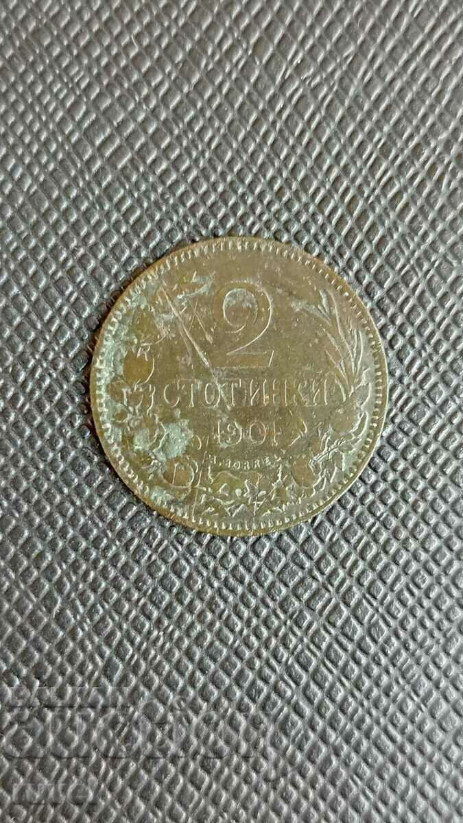 2 cents 1901 2 cents 1901