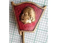 13882 - Badge - Georgi Dimitrov - bronze enamel