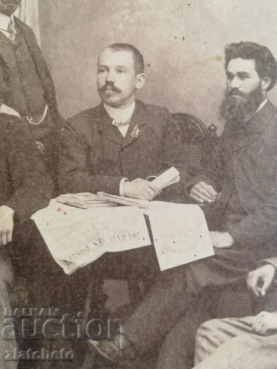 Auction  Old cardboard photo -