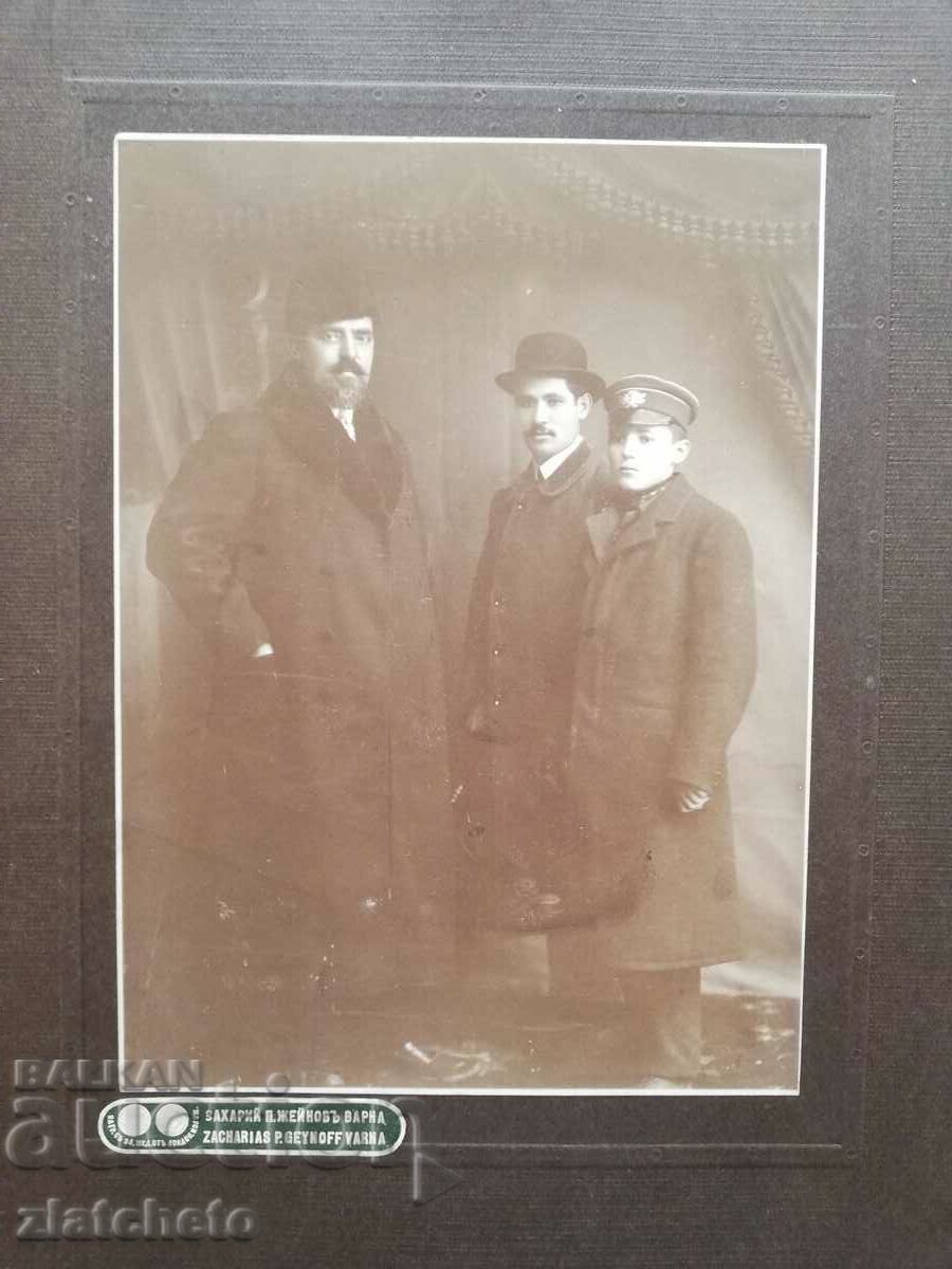 Auction  Old photo cardboard - Studio Zahari Zheinov Varna