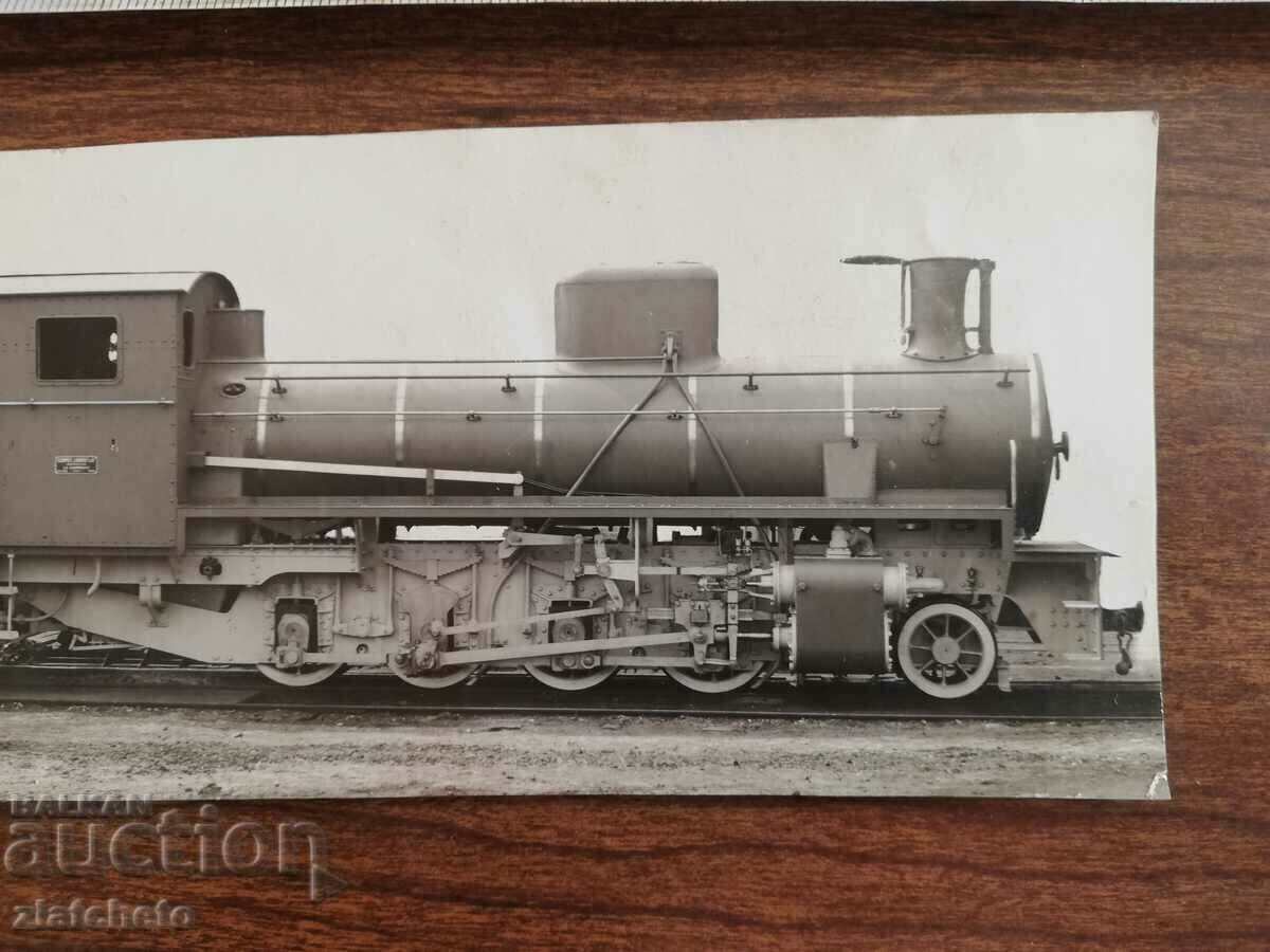 Auction Old photo - Old Locomotive Auction Old photo - Old Locomotive