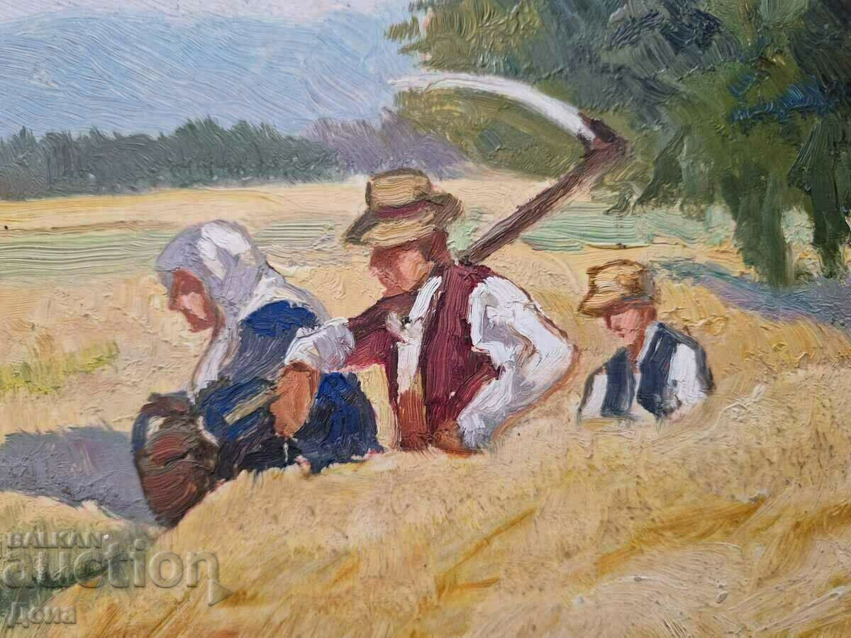 Auction  An old master painting from the beginning of the 20th century.